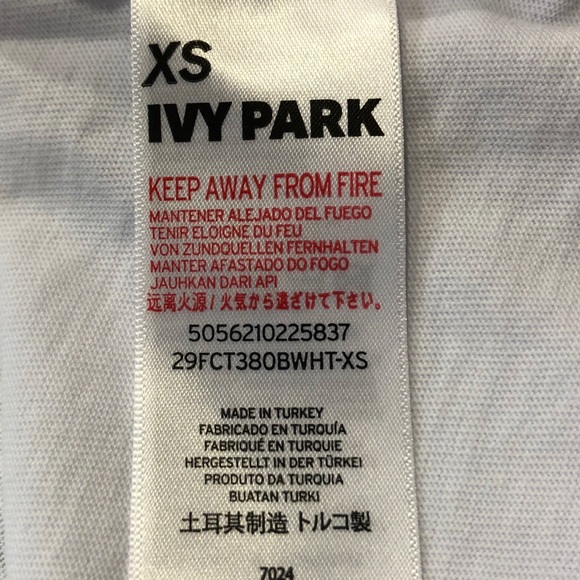NWT Ivy Park Oversized Crop Top - Picture 5 of 7
